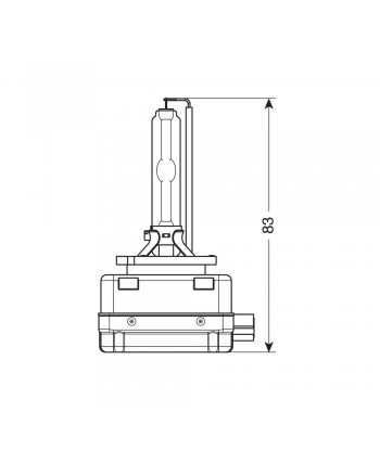 Lampada HID Xenon 5.000°K - D1S - 35W - PK32d-2 - 1 pz  - D/Blister